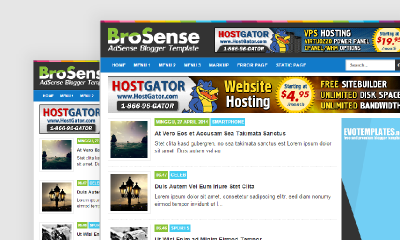 BroSense Responsive Blogger Template