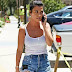 Mama's still got it! Kourtney Kardashian steps out in very short denims and she totally killed it