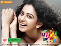 rakul singh picture for computer screen with broad smile