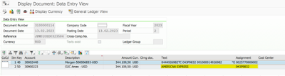 Set up for Auto clearing through FEBAN for Acquirer related postings aligning with Blackline