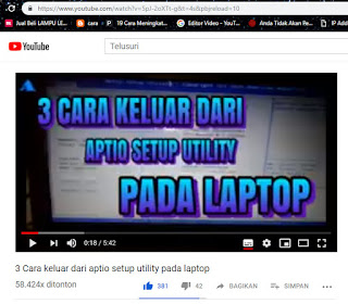 Cara download video youtube