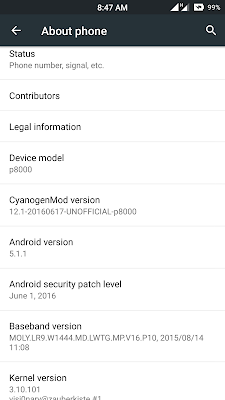 How To Install CyanogenMod 12.1 Android 5.1.1 ROM On Elephone P8000