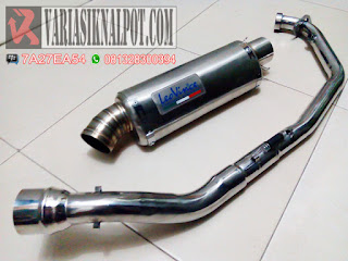 knalpot racing leo vince sonic 150r mx king new cb150r satria fu