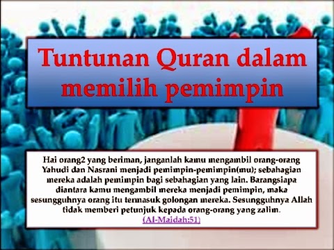 Cara Memilih Pemimpin Menurut Islam  Dakwah Syariah