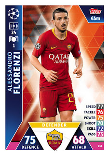 Match Attax UEFA Champions League 2018 2019 AS Roma Set