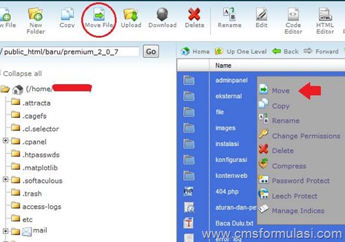 Cara Upload CMS Formulasi ke Hosting