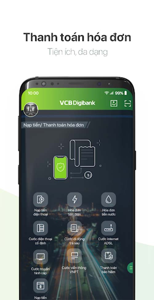 Tải Vietcombank - Ứng dụng ngân hàng điện tử số VCB trực tuyến a3