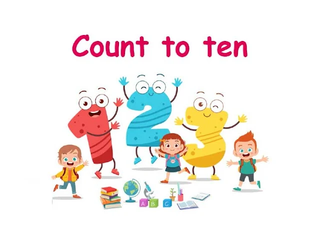 تعليم أطفال الروضة الأرقام الانجليزية Count to ten
