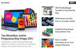 Cara Membuat Featured Post dari Posting Terbaru per Label di Blogger