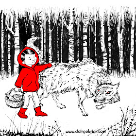 Red Meets The Wolf by Claire O'Brien