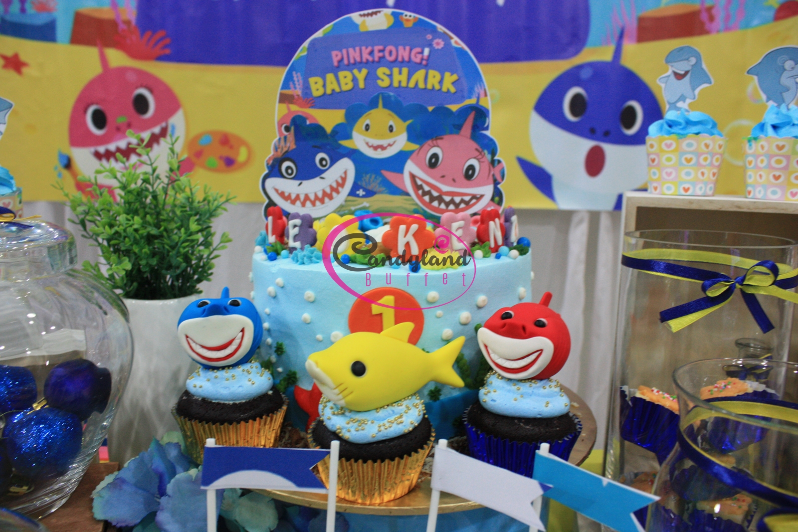 Candy Buffet Kota Kinabalu Sabah: Baby Shark Birthday Theme