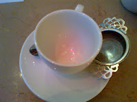 Cup and Saucer-Tea Strainer