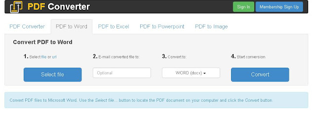 Merubah PDF ke Word