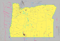 Oregon Earthquake Map