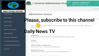 Complete Guide: How to Check Admission Status on JAMB CAP