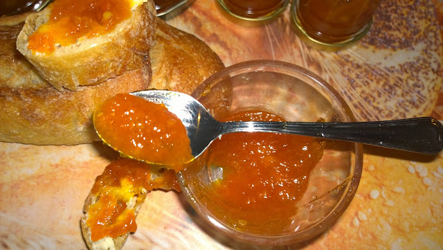 Confiture potimarron, orange et vanille