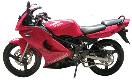 kawasaki ninja 150. Red Kawasaki Ninja 150RR