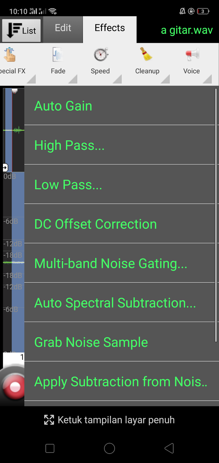 Cara Menghilangkan Suara NOISE/Berisik di HP Android