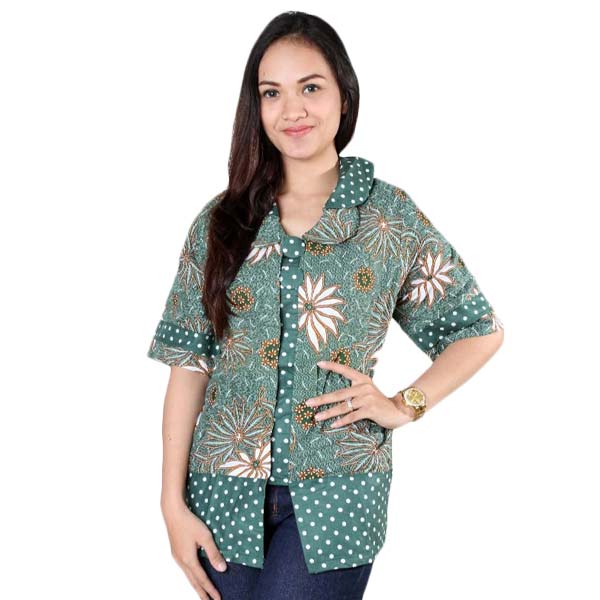 30 Model  Baju  Batik  Wanita  Gemuk  Terbaru 2021 Eksklusif 100 