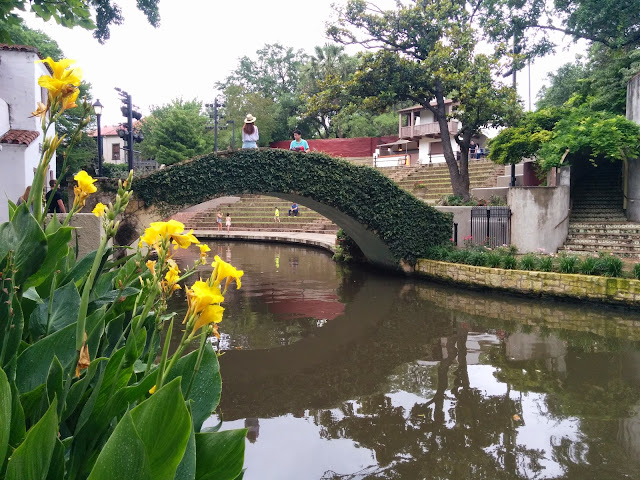 Beautiful bridges on the SanAntonio river canals