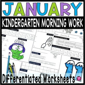 Looking for a way to start your day off right in January? These differentiated kindergarten morning worksheets are just what you need! With a winter theme and daily math, literacy, and writing practice, your students will be ready to learn.