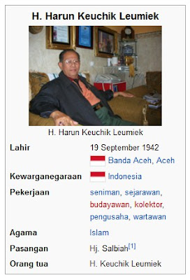 Riwayat Taulatan Kepala Desa Aceh H. Harun Geuchik Leumiek 