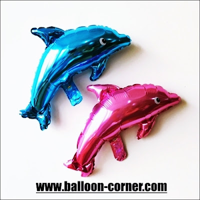 Balon Foil Ikan Dolphin Mini