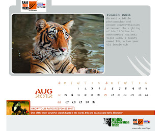 NDTV Save the Tiger Calendar