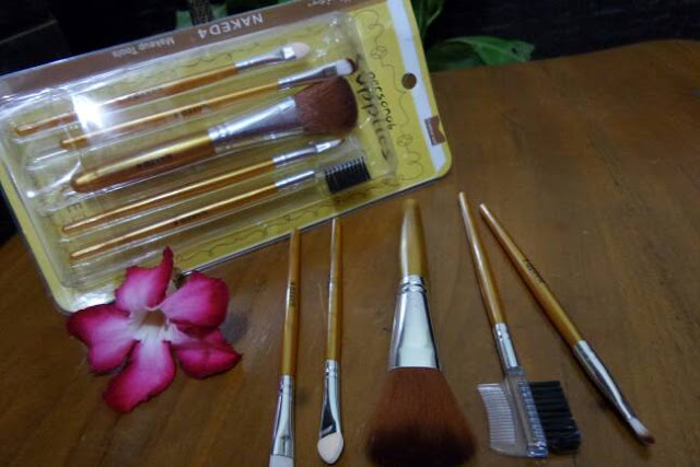 KUAS NAKED4 MAKEUP TOOLS isi 5 MURAH