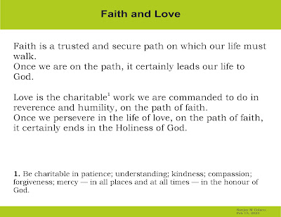 Faith and Love