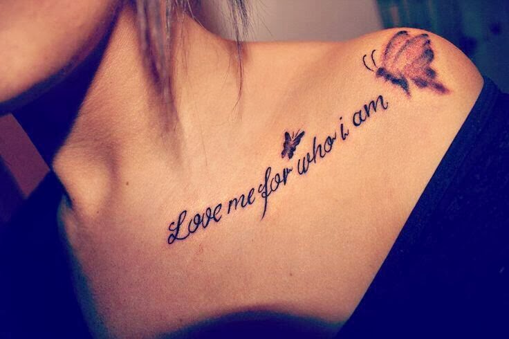 Girls With Tattoo Quotes