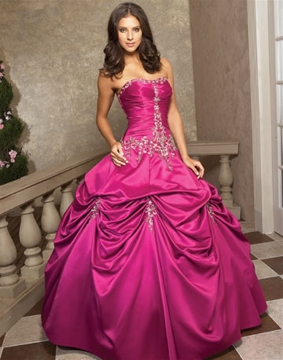 I Heart Wedding Dress: Hot Pink Wedding Dress