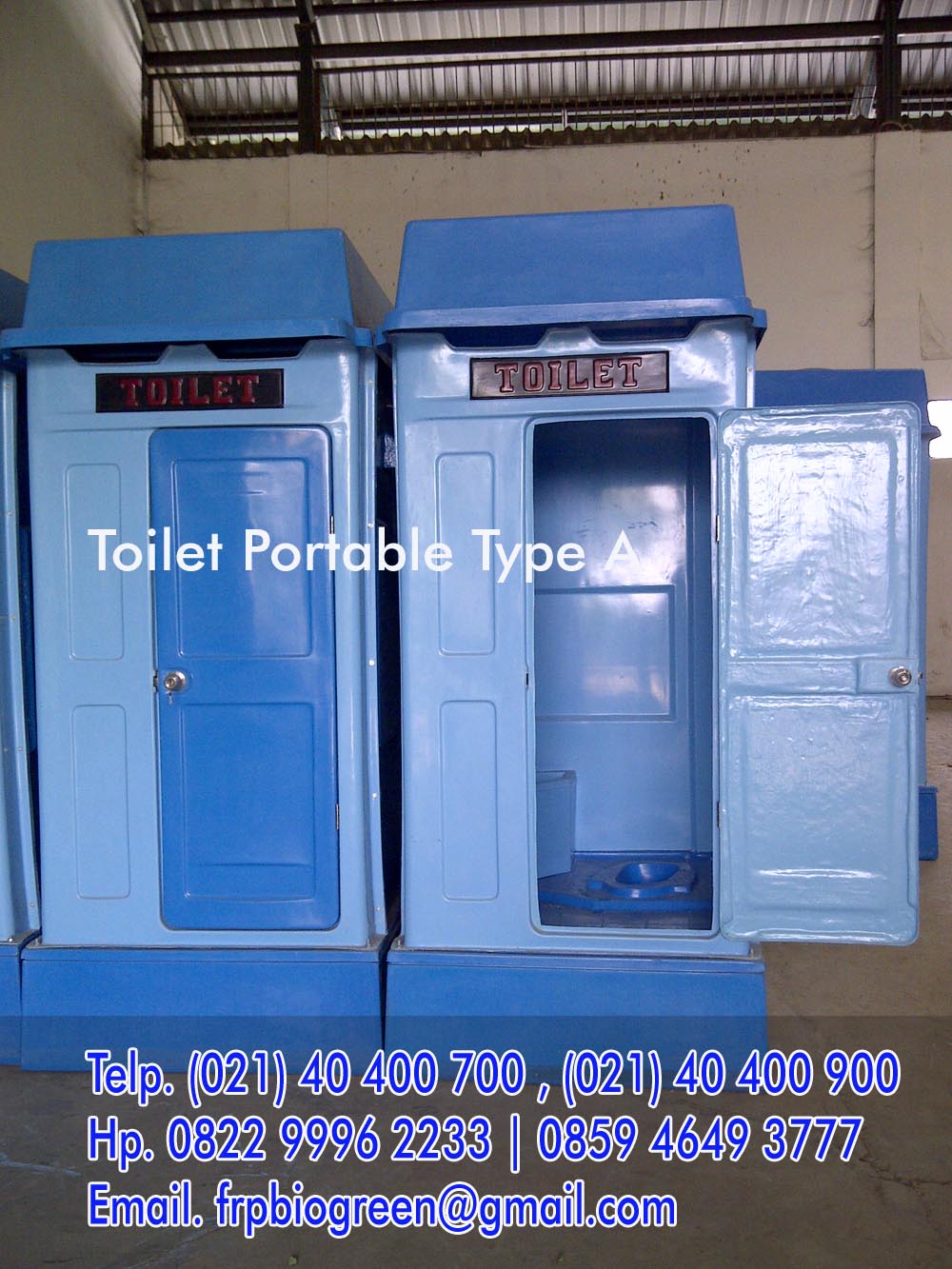 PT BIOGREEN FIBREGLASS INDONESIA Toilet Portable  