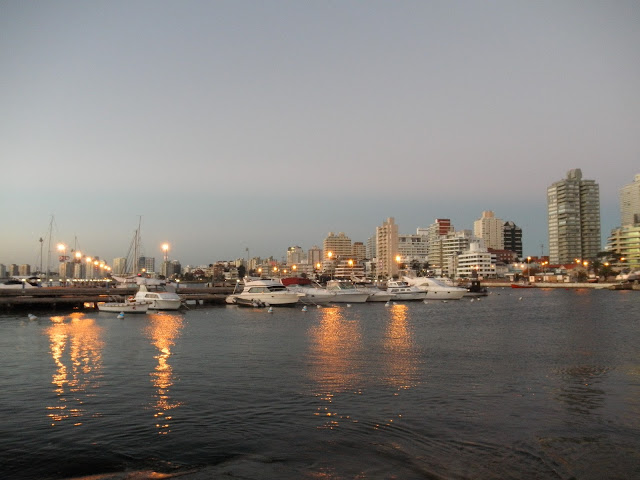 Vista da cidade Punta del Este Uruguai