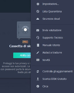 Impostazioni programma