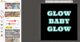 How to make text GLOW with PicMonkey {easy tutorial}