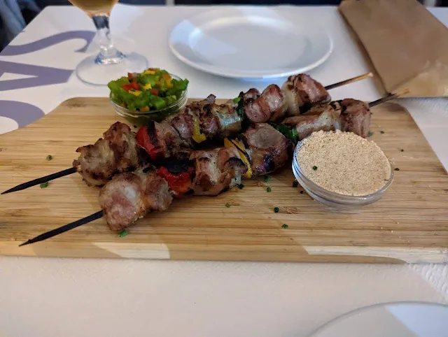 Skewers from Boqueirão at LX Factory in Lisbon