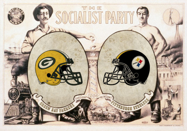 The Green Bay Packers, America's only all Socialist pro football team,