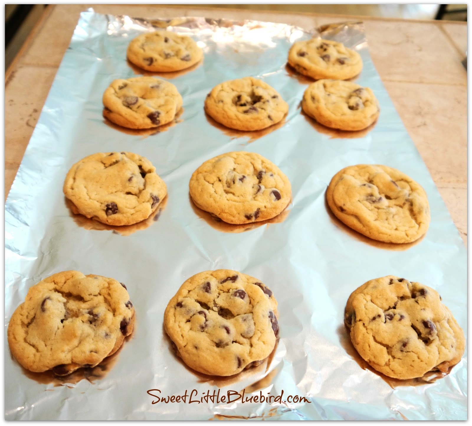 Perfect Chocolate Chip Cookies - Sweet Little Bluebird