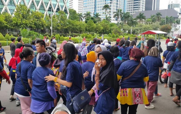 Peserta Aksi 412 Kecewa, Awalnya Dibilang Jalan Sehat Tapi Dikasih Kaos Partai Nasdem