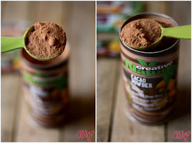 Scoops of Criollo Cacao Powder from Anyonita-nibbles.co.uk