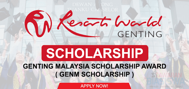 Biasiswa Genting Malaysia (GENM) Scholarship Award 2023