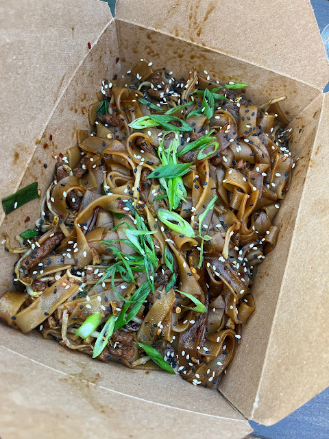 Plow Bao Food Truck Austin, Texas Vegan Beef Chow Fun