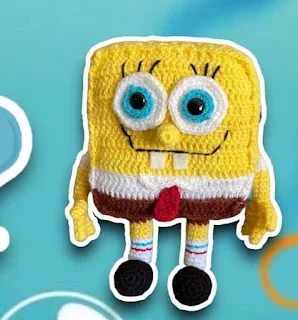 PATRON GRATIS BOB ESPONJA AMIGURUMI 65647