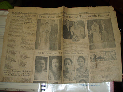  pages in the newspaper announcing the wedding Its a Spanish newspaper