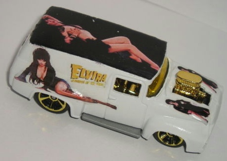 Custom Elvira Hot Wheels 1956 Ford Panel F100 truck