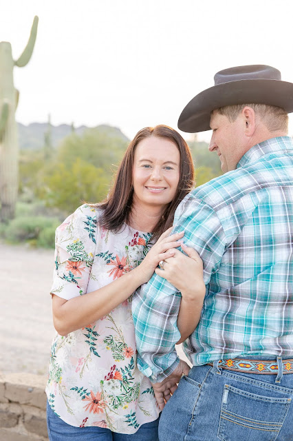 AZ Desert Engagement Session by Micah Carling Photography