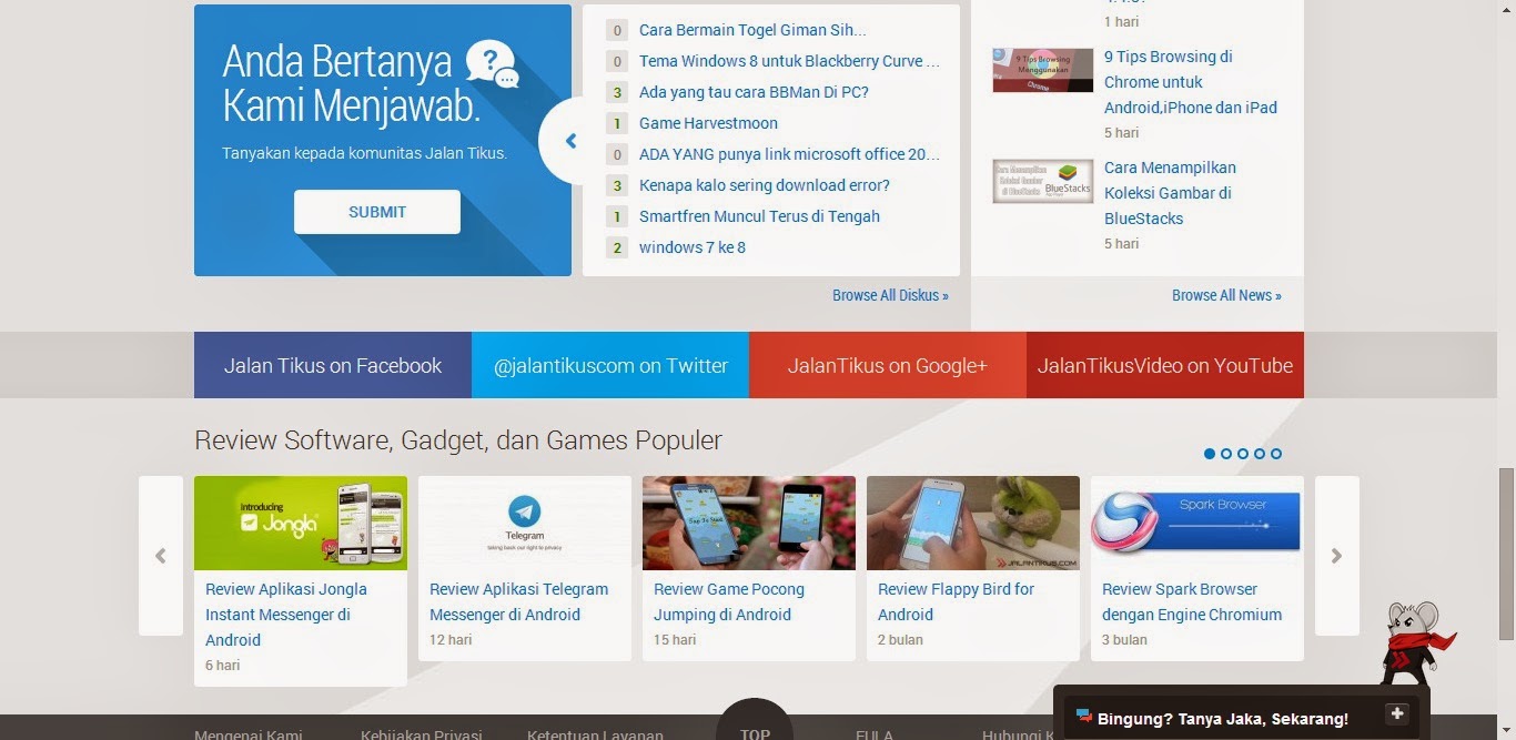 Jalantikus.com tempat download software dan game gratis terbaru