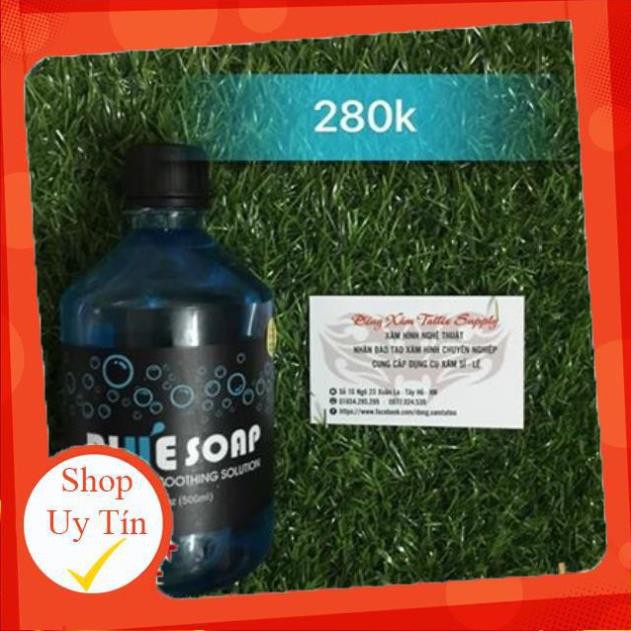 giá rẻ kịch sàn - Dung dịch vệ sinh hình xăm blue soap 500ml