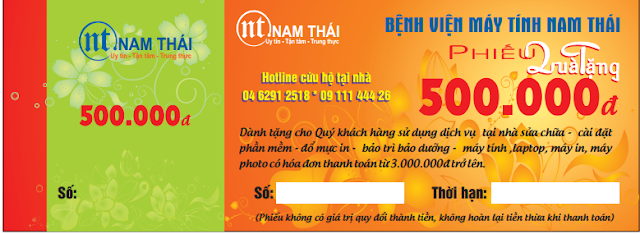 In phiếu quà tặng tại tphcm